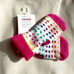 Hanna Anderson Newborn Socks with Grips